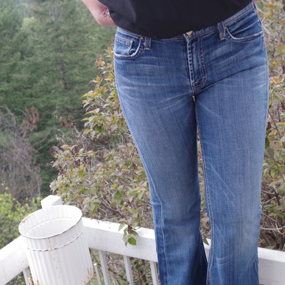 Bell-bottom 7 For All Mankind Size 28 - Picture 14 of 15